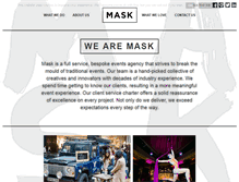 Tablet Screenshot of mask.co.uk